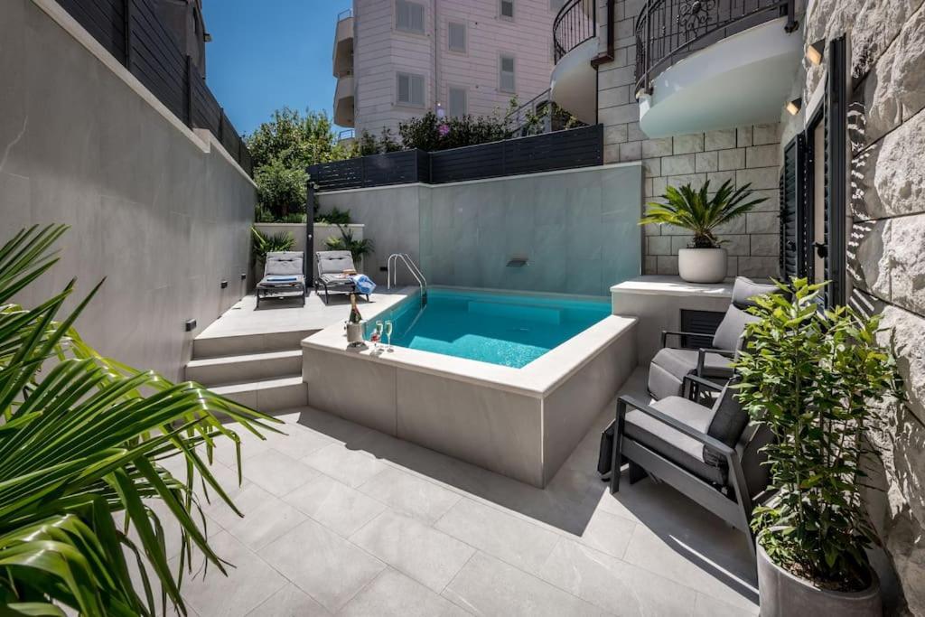 Apartment One B With Heated Private Pool 두브로브니크 외부 사진